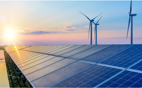 权力|太阳能电池板和风力农场